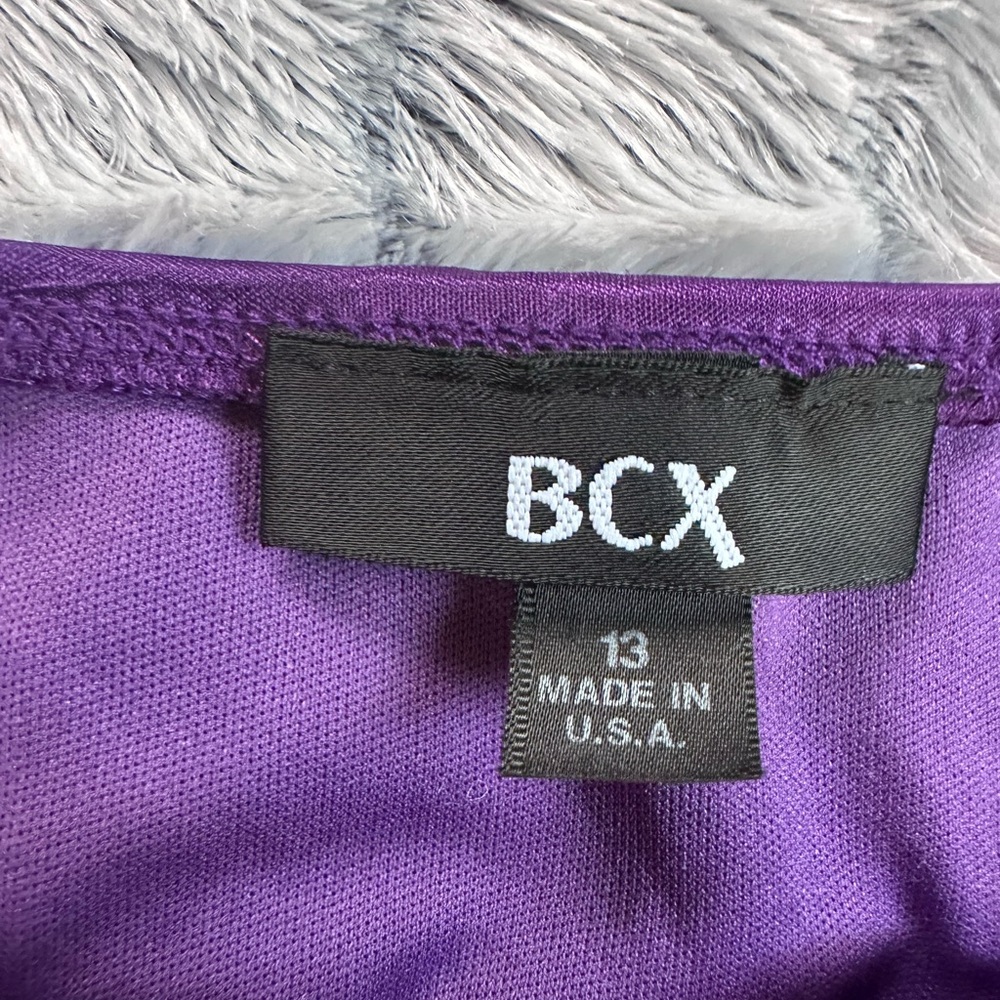 Purple Ruched Dress - Picture 3 of 3